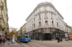 THE SEAT OF THE SRPSKA BANKA on the corner of Jurisiceva and Petrinjska streets in Zagreb is nowadays the administrative building of the Hrvatska postanska banka (Croatian Postal Bank)